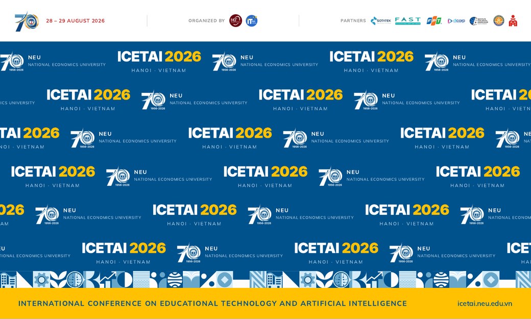Press backdrop — ICETAI 2026