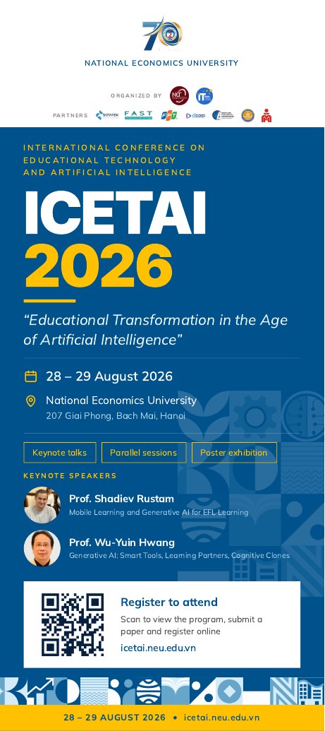 Standee — ICETAI 2026