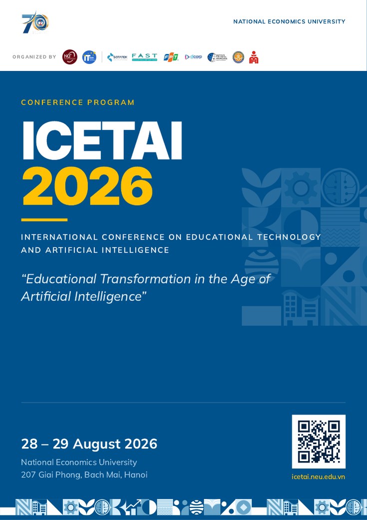 Program — cover — ICETAI 2026